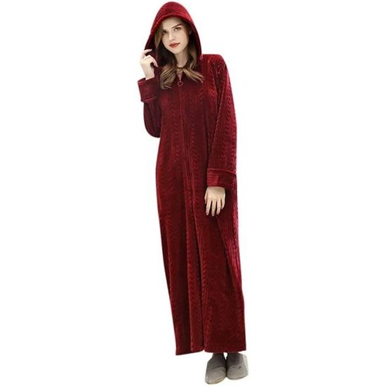 Peignoir polaire femme avec fermeture eclair cheap