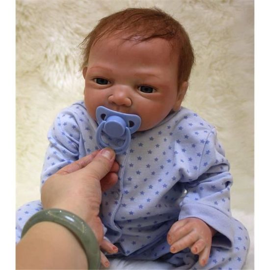 Poupée Réaliste Bébé Garçon En Silicone - 15 Pouces (38 Cm) - Corps