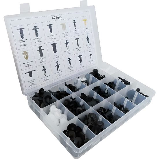Lot De 50 Clips De Fixation Garniture Auto RYQ500070 - 17.4x9.5x6.5 Mm, Plastique, Pour Land Rover - 8