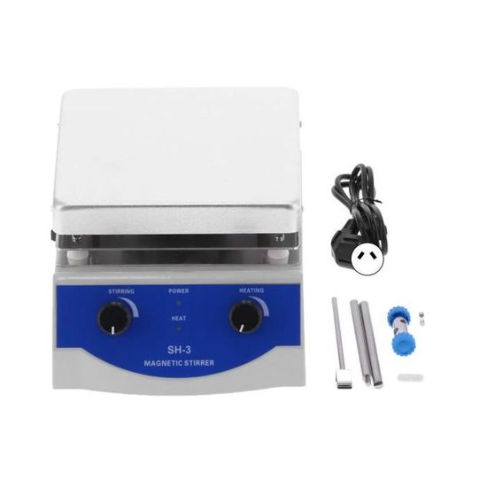 Agitateur Magnétique De Laboratoire Grande Capacité - 10L/15L/30L/50L - Vitesse 50-1500 Tr/min - Minuterie 24h