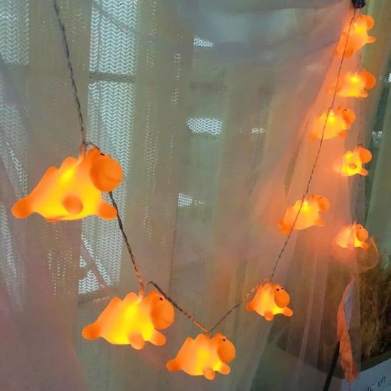 Guirlande Lumineuse Pompons Animaux Forêt – 1,65 M, 10 LED – Fonctionne Sur Piles – Décoration Chambre Enfant, Fête, Anniversaire - 9