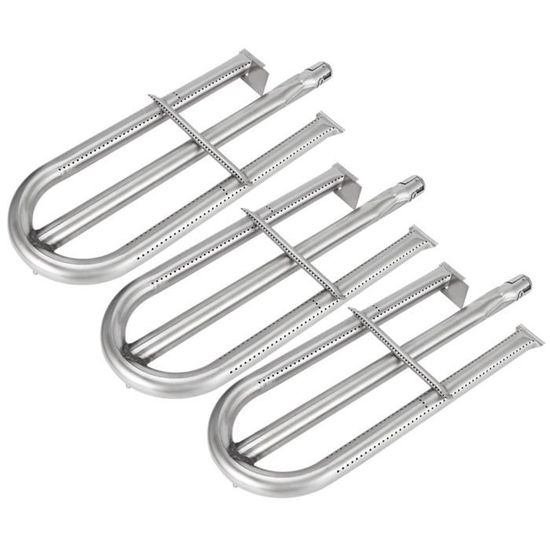 Tube Brûleur En Acier Inoxydable 304 Pour Gril à Gaz - Forme En U - Remplacement - Dimensions 33x13 Cm