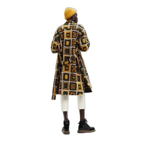 Manteau deals jaune desigual