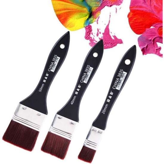Lot De 5 Pinceaux De Détail EBoot - Pour Aquarelle, Acrylique, Huile - Tailles 10/0 à 2