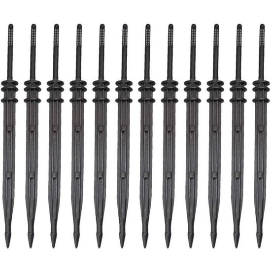 Lot De 50 Émetteurs Irrigation Goutte à Goutte Réglables 360° Sur Piquet - Pour Tuyau 1/4 Pouce Jardin