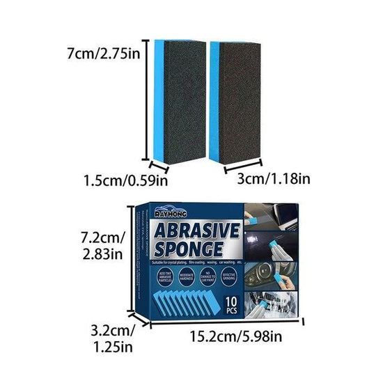 Ciieeo Kit Éponges à Polir Pour Voiture Tampons Applicateurs