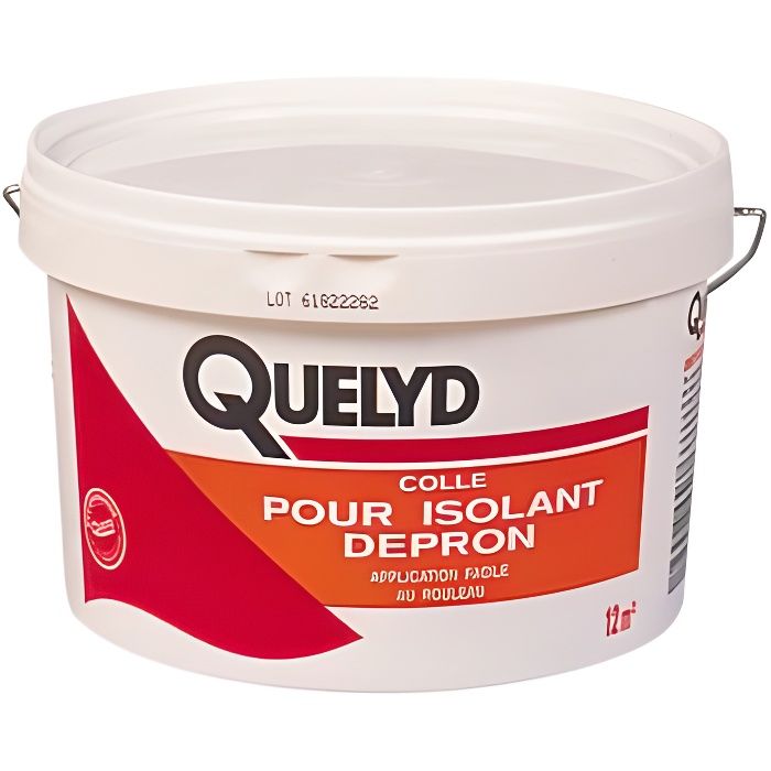 Colle pour isolant Dépron Quelyd - Seau 3 kg - Cdiscount Bricolage