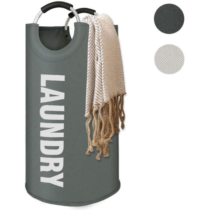 GoMaihe Panier a Linge, Placé dans Panier Linge Salle de Rangement de Bac a Linge en Linge Pliable, Sac a Linge Sale Voyage des Vête