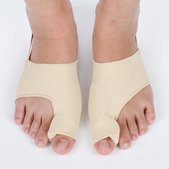 Correcteur hallux valgus amélioré Jour et nuit avec ceinture de correction pour gros orteils en os Silicone -KEL
