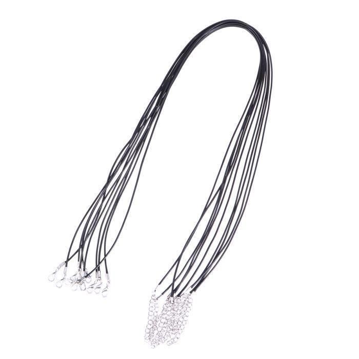 10 PCS Mode DIY Imitation En Cuir Chaîne Corde Pendentif Collier Cordon pour Exquis Premium Durable CHAINE DE COU VENDUE SEULE