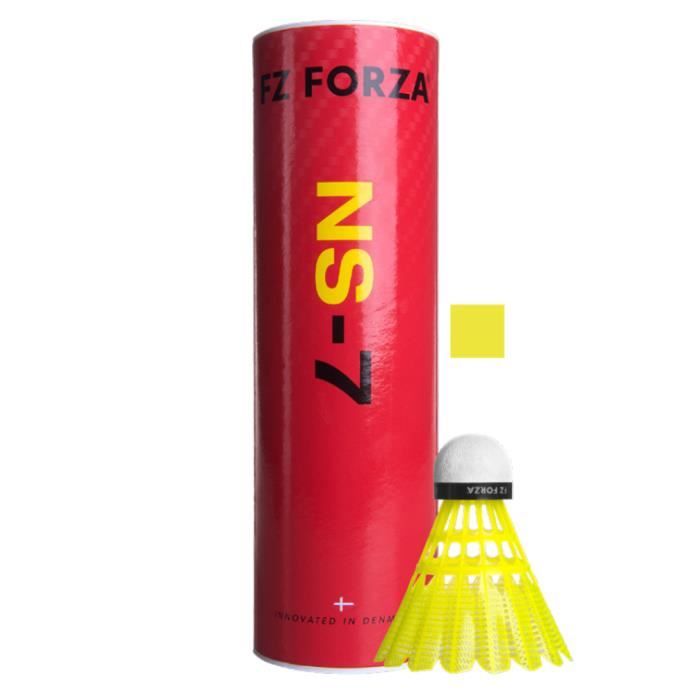 Volant de badminton en plastique boîte de 6 FZ FORZA NS-7 Jaune
