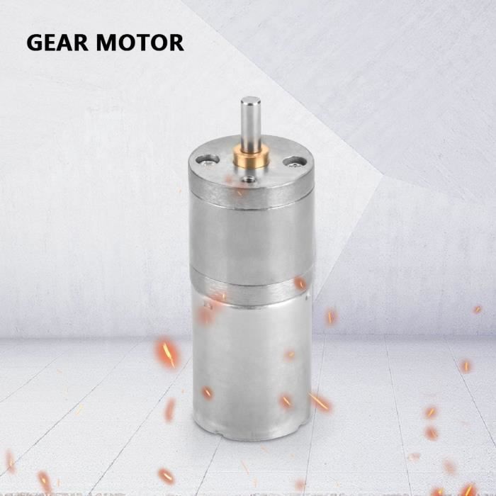 DC Moteur 12V 1000RPM Motoréducteur avec Roue Dentée en Métal -HB065