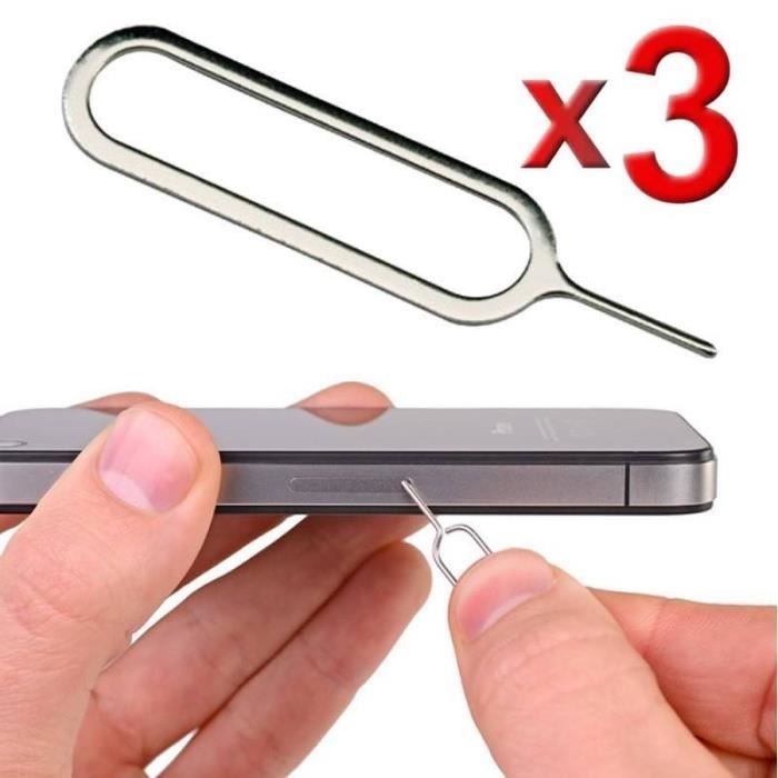 3 x Éjecteur Tiroir Carte Sim Pour iPhone iPad Samsung Galaxy S6 S6 Edge S7 Edge