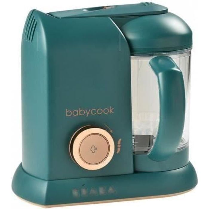 BEABA, Babycook Solo, Robot Bébé 4 en 1 Mixeur-cuiseur - Pine Green