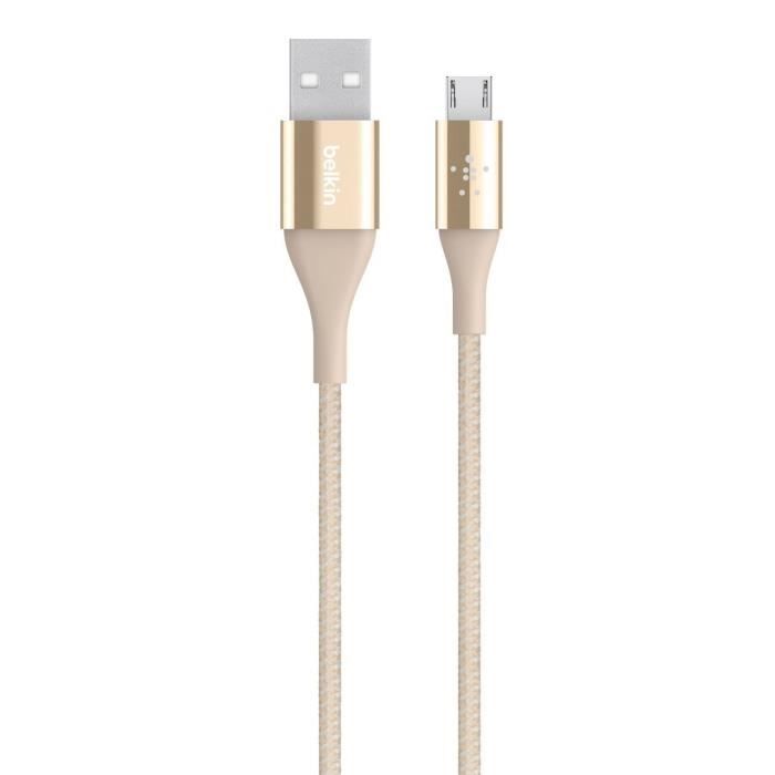 Belkin Câble USB MIXIT DuraTek - 1.22 m - Or