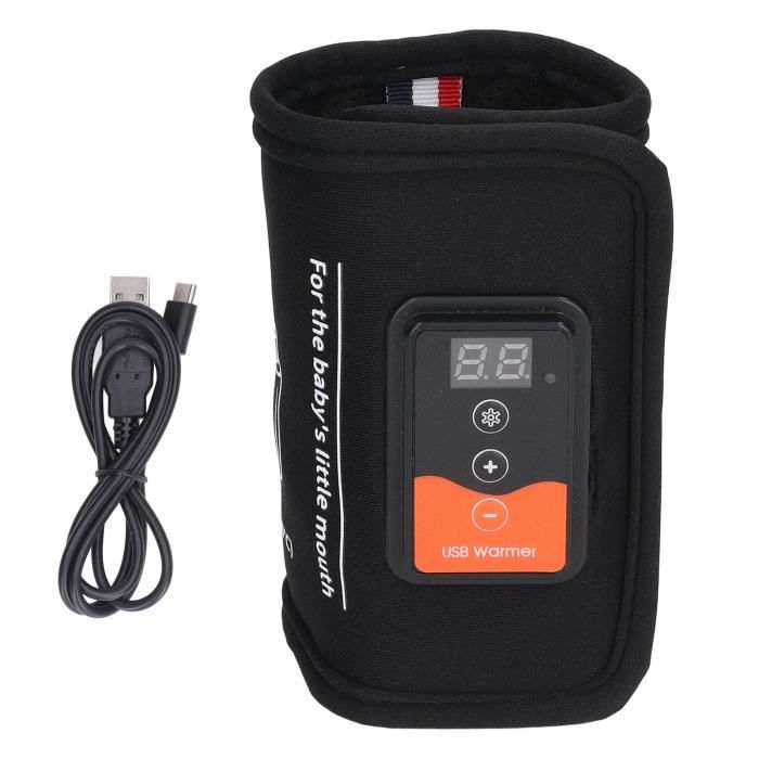 Chauffe-biberon USB Portable - Sac Isotherme Réglable 40-60°C, Pour Sorties Et Voyages (Blanc)