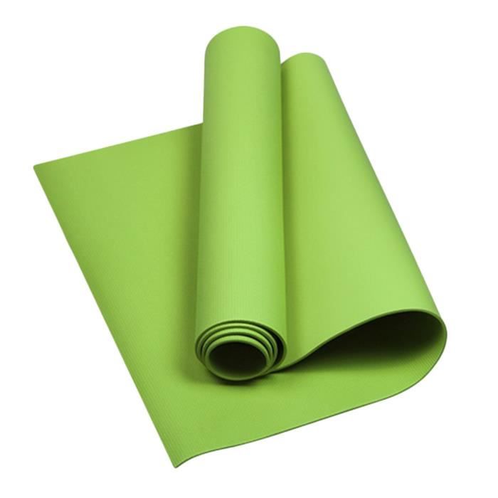 Rameng Tapis de Yoga Antidérapant Yoga Mat Pilates Fitness Sport Gym vert