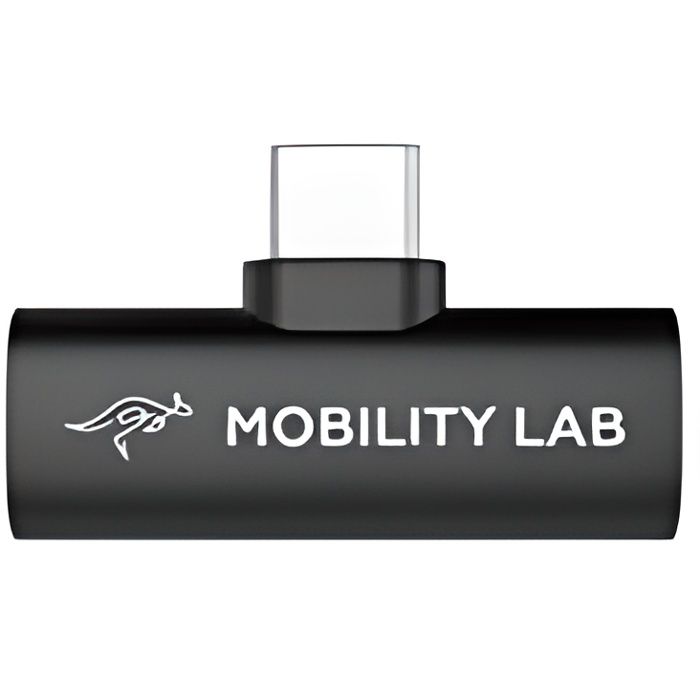 Mobility Lab ML308418 Adaptateur Split USB-C & Jack Noir ML308418
