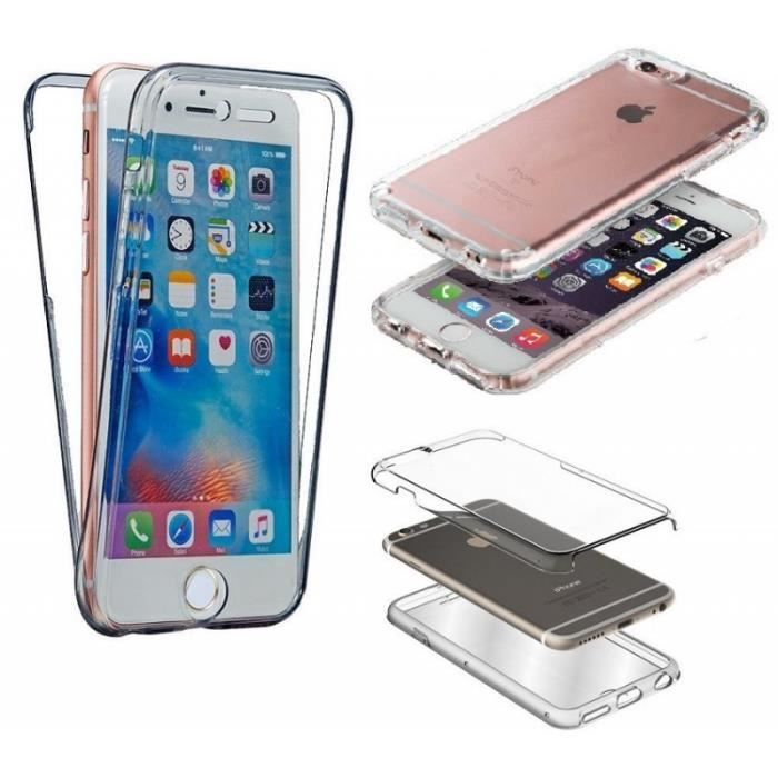 Coque Etui Silicone Gel Integrale 360 Protection pour Apple Iphone 7 Plus