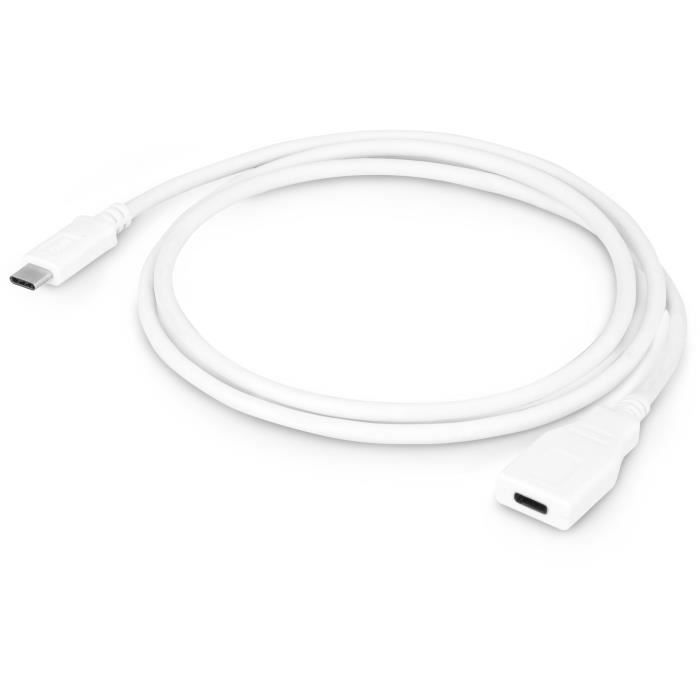 Urban Factory TCE01UF, 1 m, USB C, USB C, 3.0 (3.1 Gen 1), Blanc