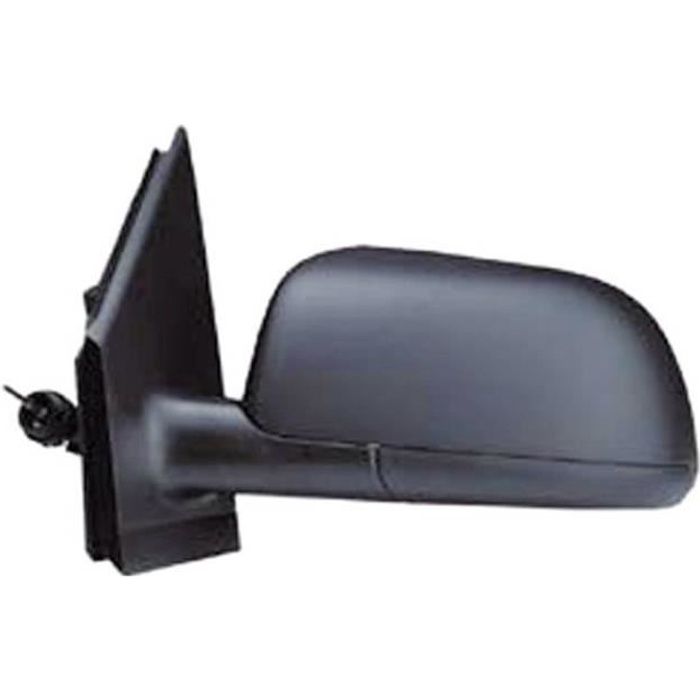 Rétroviseur extérieur gauche manuel VOLKSWAGEN POLO IV phase 1, 2001-2005, noir, asphérique, Neuf.