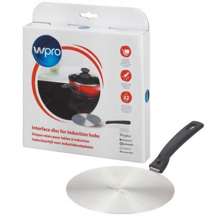 DISQUE RELAIS INDUCTION Ø 22 CM POUR TABLE DE CUISSON Ce disque vous permet de conserver votre batt