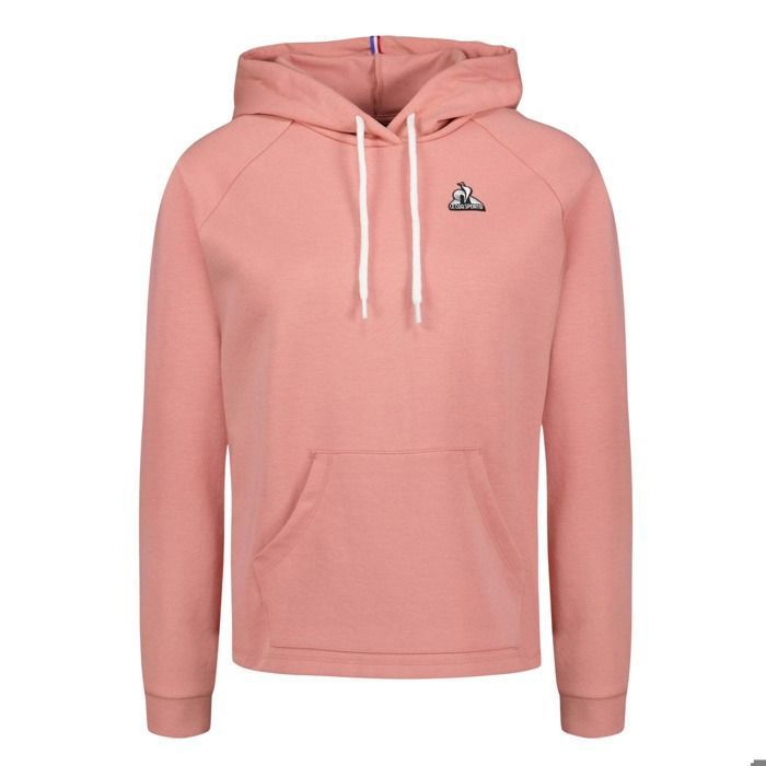 Sweatshirt à capuche femme Le Coq Sportif Essentiels N°1 rosette