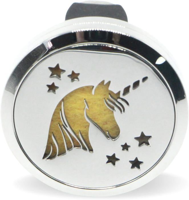 Diffuseur Parfum pour Voiture à Clipser Etoiles Argent + 10 buvards - 5769
