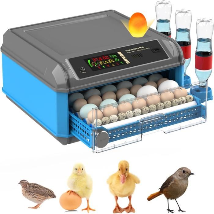 Comparer les prix de Couveuse Oeuf Automatique pour 36 œufs Retournement Automatique des Oeufs et Ajout deau Contrôle de lhumidité et de La