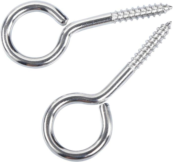 Lot De 4 Pitons À Visser Inox, Diam.4 X L.30 Mm, Standers