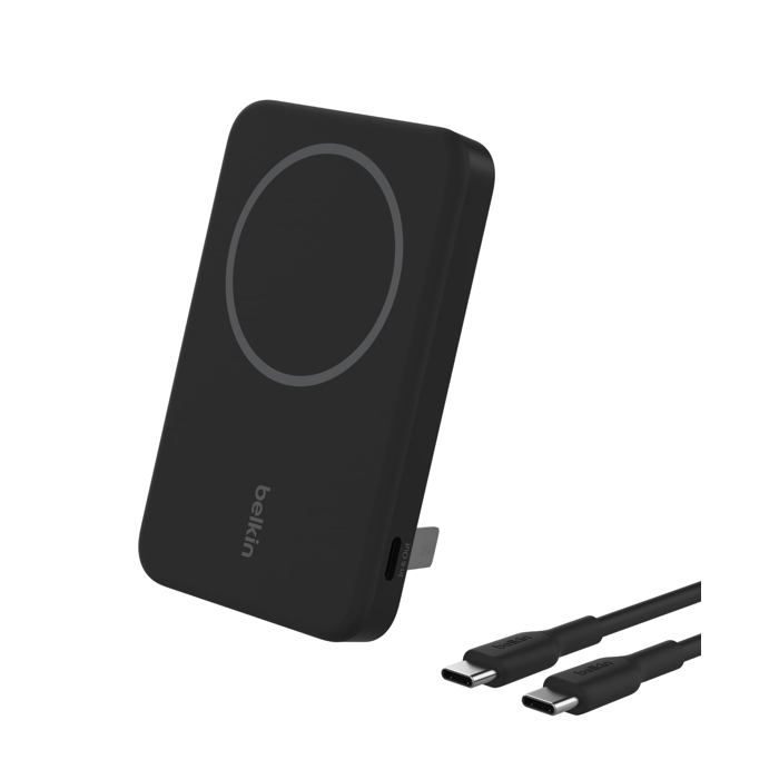 Batterie Externe Magnétique - Belkin - BoostCharge Pro - 5000mAh - Qi2 - MagSafe