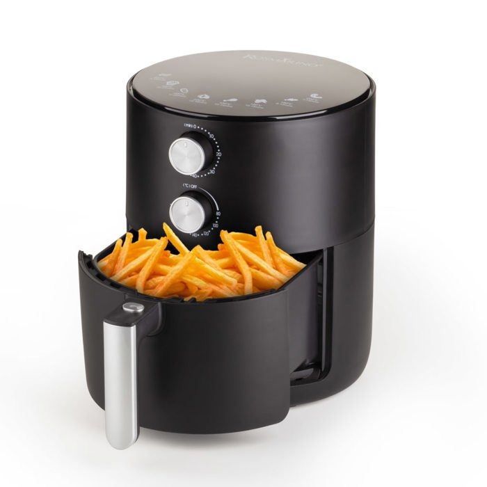Friteuse sans huile Rosmarino Infinity Essential 3 L - Air Fryer à air chaud jusqu’à 85% de matières grasses en moins - Vitapur