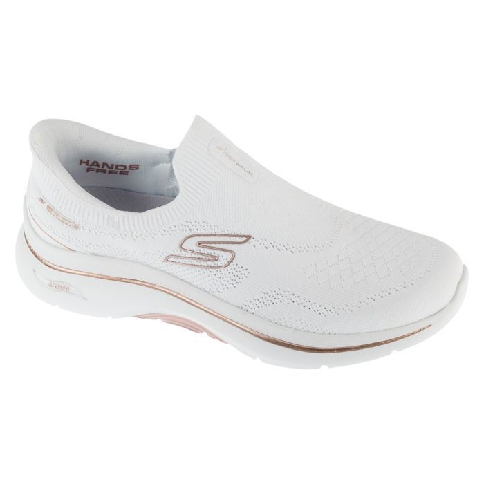 Skechers Baskets Femme - Blanc - Skechers Go Walk Arch Fit 2.0 - Tatum