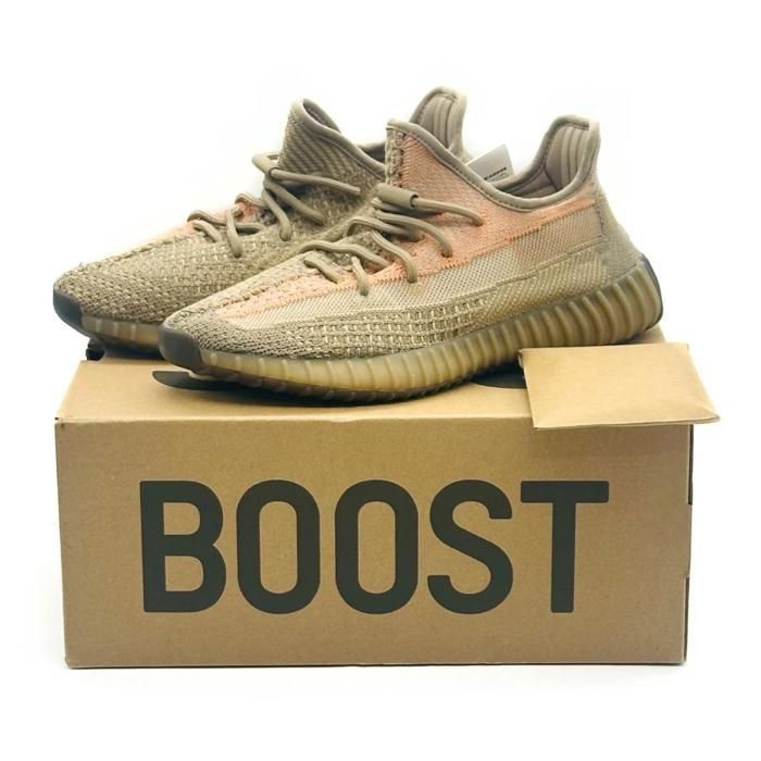 CHAUSSURES DE BASKET-BALL FZ5240 Adidas Yeezy Boost 350 V2 Sand Taupe Brown Beige Orange