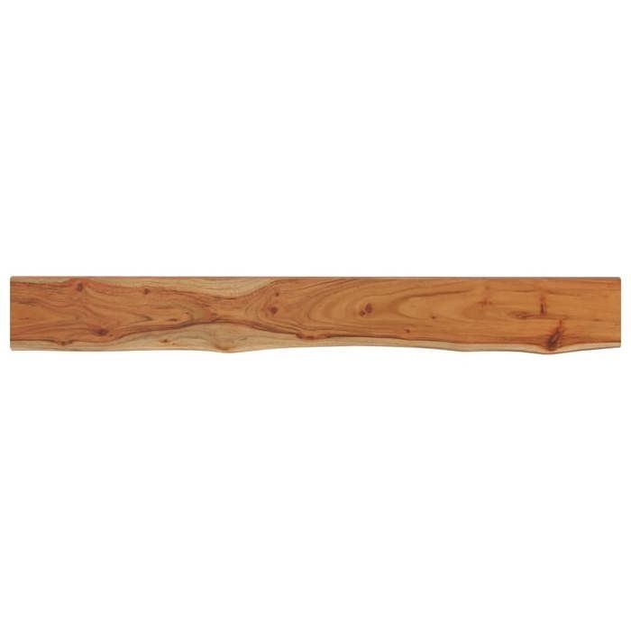 Étagère murale rectangulaire massif acacia bordure assortie - vidaXL - bois dacacia massif - 160 x 20 x 25 cm 444xoy31h