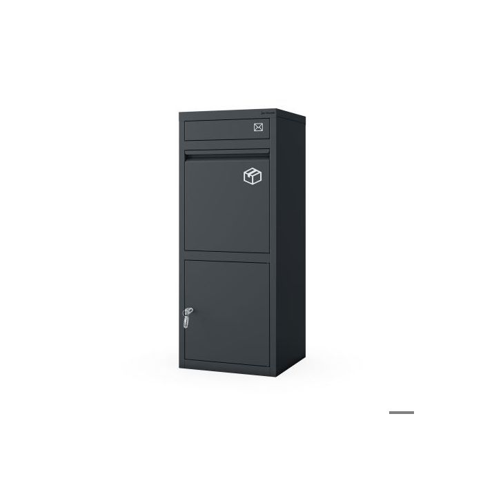 Boîte aux lettres et colis anthracite : PAT 1020 x 410 x 380 mm