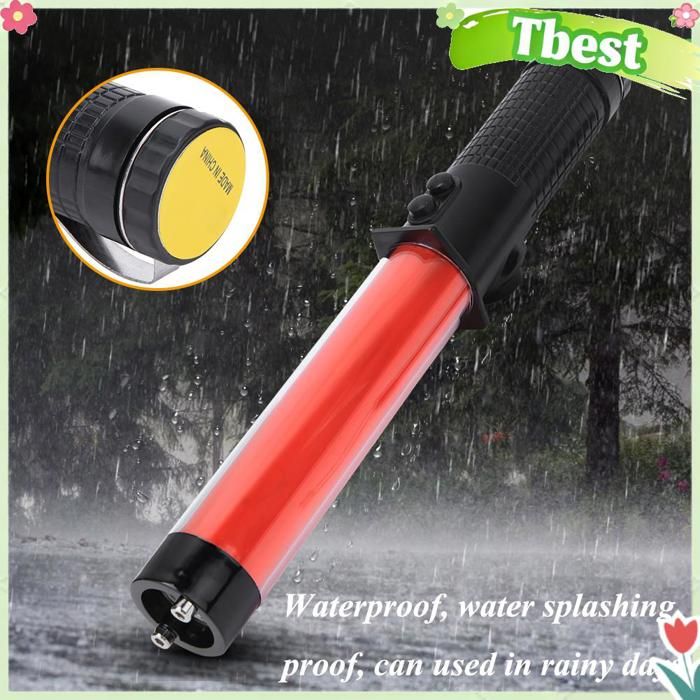 Tbest Signal lumineux davertissement Lampe de signalisation daide à la survie sur le terrain sport materiel Lumière de détresse