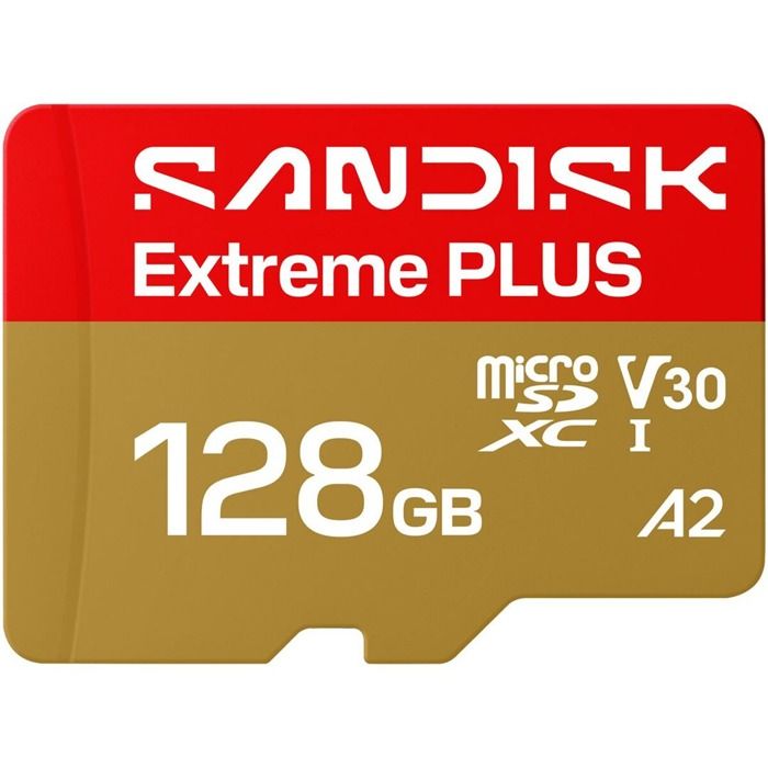 Carte mémoire micro SD Sandisk Extreme® Plus 128 Go UHS-I