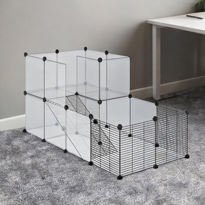 Lapin Hamster Hutches and Cages with 55.1 x 27.6 x 27.6 in and chinchilla – 140 x 70 x 70 cm