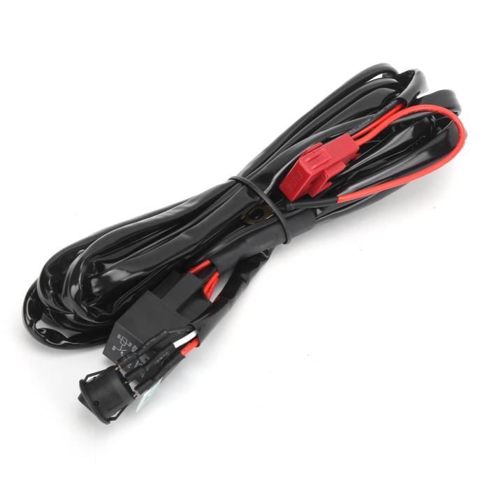 Kit Câblage LED Moto 12V-40A - Feux Antibrouillard & Additionnels Universel