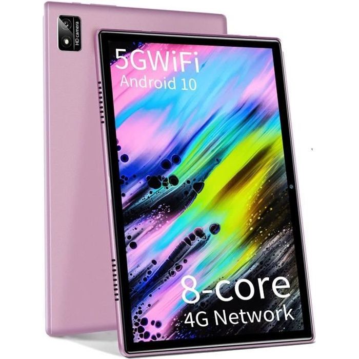 4G Tablette Tactile 10 Pouces, Android 8.1 , 32Go 3Go RAM 8500mAh Tablet PC  , Doule SIM, WiFi Bluetooth GPS OTG Tablettes Pas Cher P