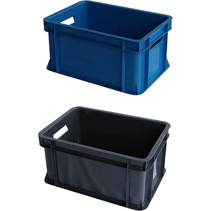 Boîte à tiroir de rangement plastique empilable