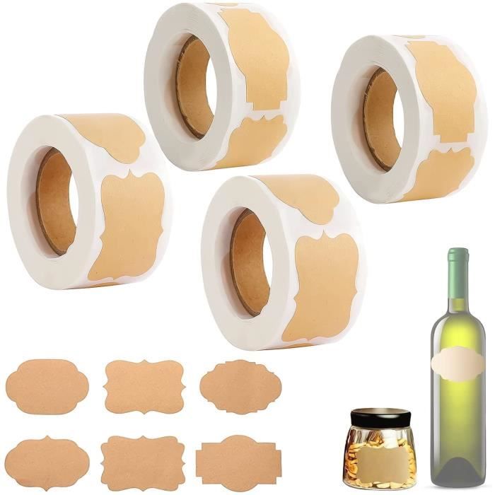 Retrify Lot De 4 Rouleaux De Papier Kraft De Noël, Vert Et Rouge