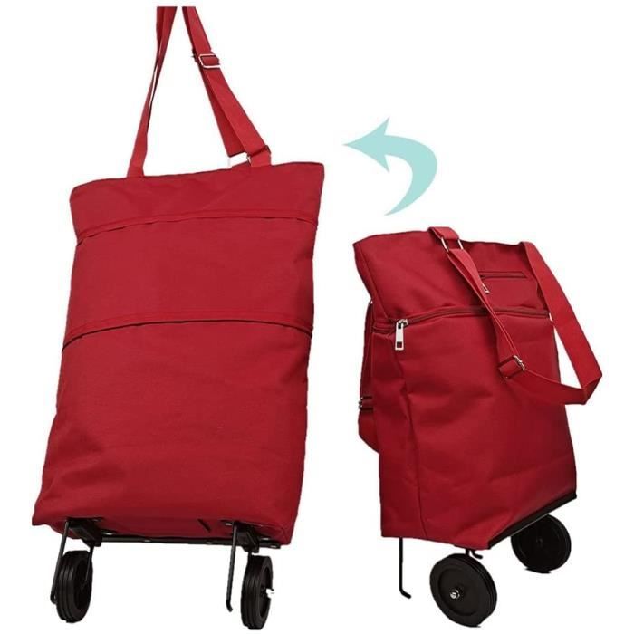 Sac de course hot sale pliable pour caddie