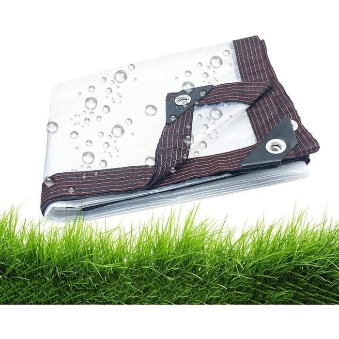 GDMING Transparent PVC Bâche De Protection Imperméable À Toute Épreuve Résistant Aux Intempéries
