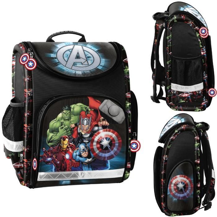 Sac a dos Marvel Avengers Paso Noir Enfant Garcon Cdiscount Bagagerie Maroquinerie