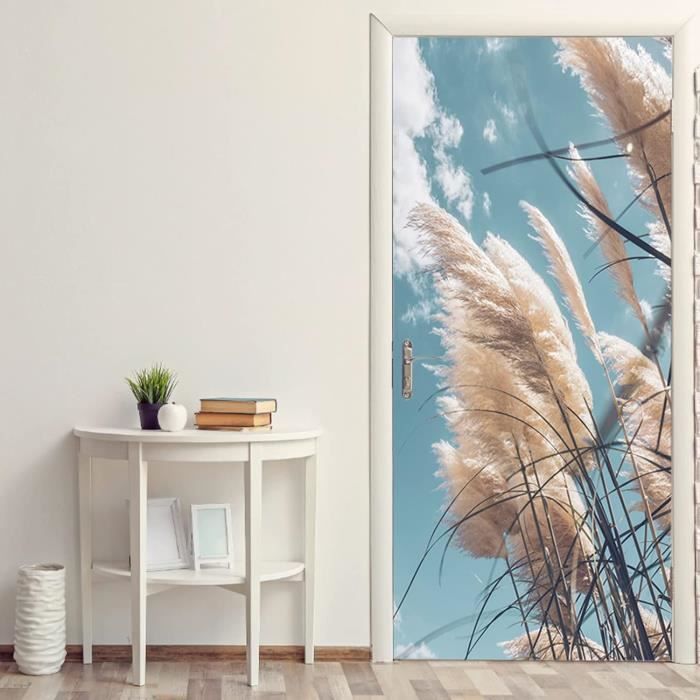 Autocollant Mural Bambou 3D - 3 Tailles (jusqu'à 215 Cm), PVC Amovible Sans Résidu, Pour Portes Et Murs Lisses - 2
