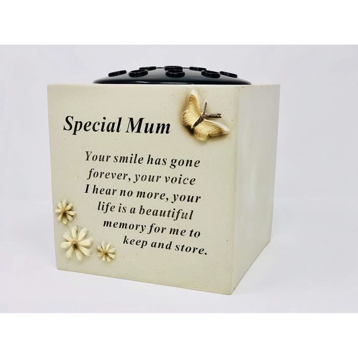 Pot de fleurs pour tombe avec poème pour maman - Special Mum - H11569 ...