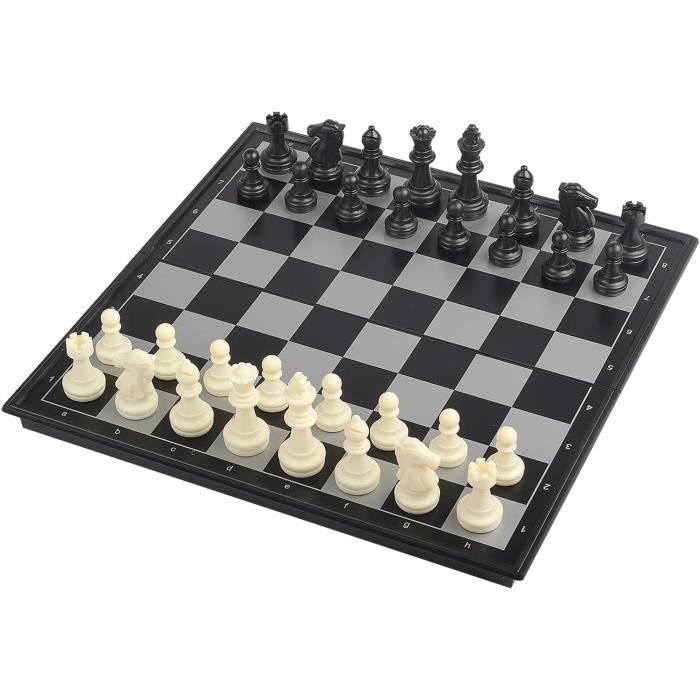 Jeu D'Échecs Magnétique Portable - 25 Pièces Avec Plateau - Stratégie Et Fun Pour Enfants Et Adultes