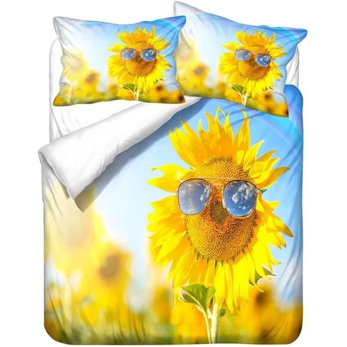 3D Parure De Lit Set De Housse De Couette En Chat Animal 1 Housse De